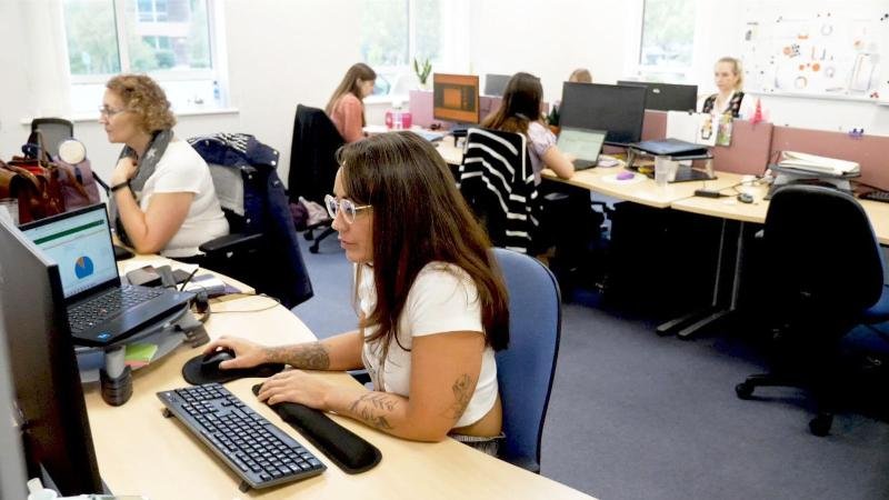 Sky News visits the Revenge Porn Helpline Office